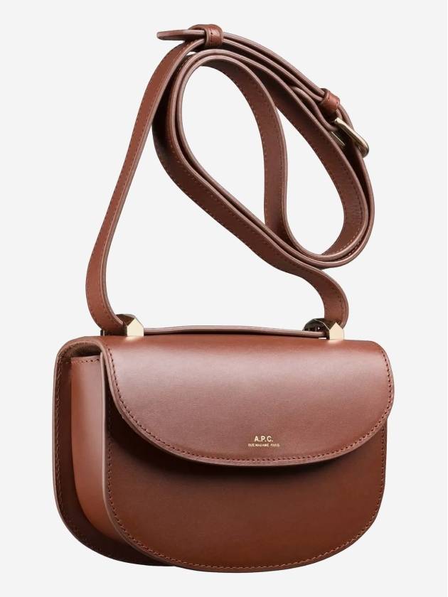 Women's Geneva Mini Cross Bag Brown - A.P.C. - BALAAN 3