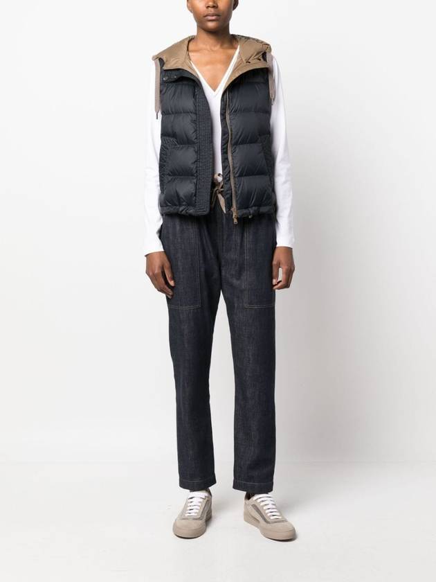 Quilted hooded gilet MR4052645C5311 - BRUNELLO CUCINELLI - BALAAN 3