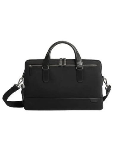 Harrison Sycamore Slim Brief Briefcase Black - TUMI - BALAAN 1