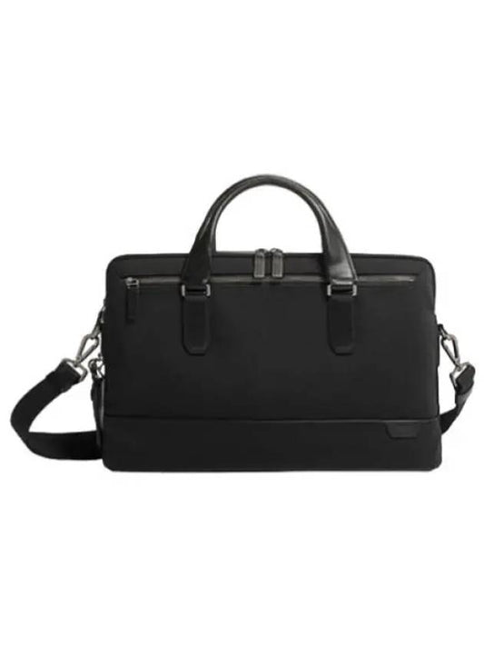 Harrison Sycamore Slim Brief Briefcase Black Bag Case - TUMI - BALAAN 1