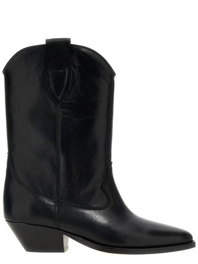 Duerto Ankle Middle Boots Black - ISABEL MARANT - BALAAN 2