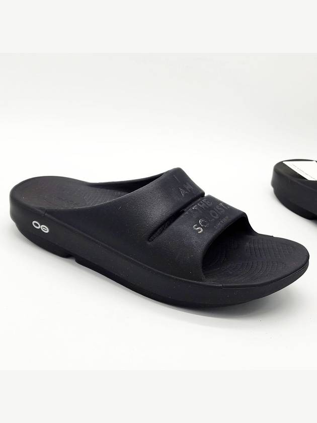 Men s Soloist Slide Slippers Black - OOFOS - BALAAN 6