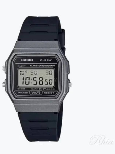 F 91WM 1BDF 1B Digital Square Vintage Retro Urethane Watch - CASIO - BALAAN 1