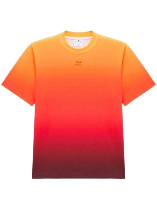 Short Sleeve T-Shirt 523JTS083JS0071 I003 GRADIENT SUNSET - COURREGES - BALAAN 1