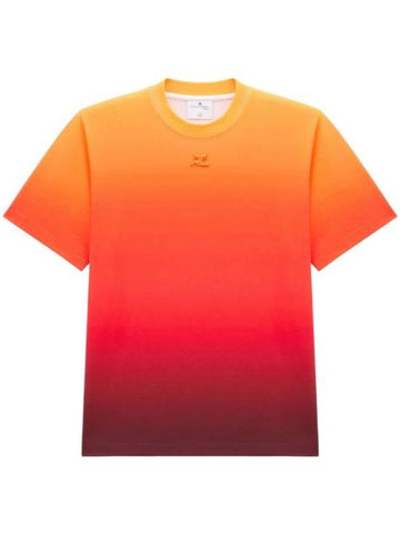 Short Sleeve T-Shirt 523JTS083JS0071 I003 GRADIENT SUNSET - COURREGES - BALAAN 1