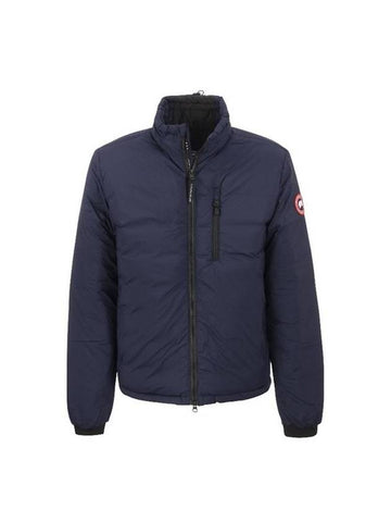 Lodge Down Short Padding Jacket Atlantic Navy - CANADA GOOSE - BALAAN 1