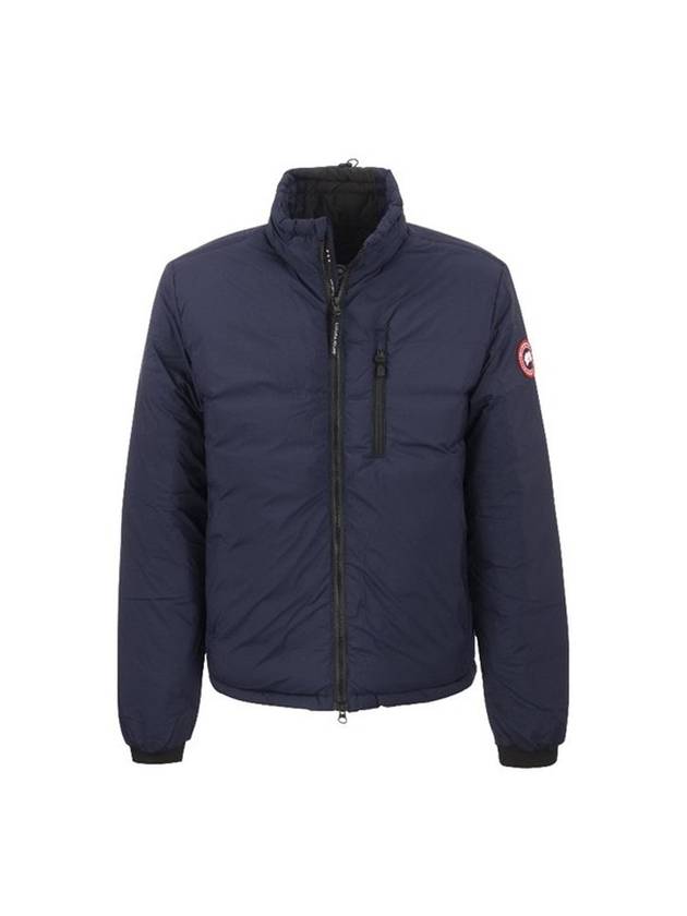 Lodge Down Short Padding Jacket Atlantic Navy - CANADA GOOSE - BALAAN 1