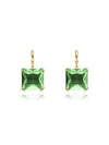 Millenia Crystal Drop Earrings Gold Green - SWAROVSKI - BALAAN 3