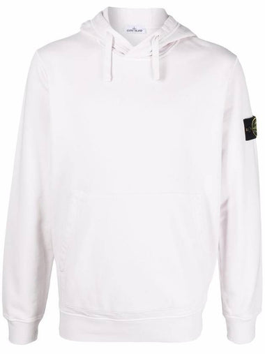 Waffen Patch Cotton Fleece Hoodie Rose - STONE ISLAND - BALAAN 1