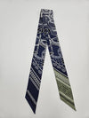 Eperon D'Or Bandana Twilly Scarf Marine - HERMES - BALAAN 8