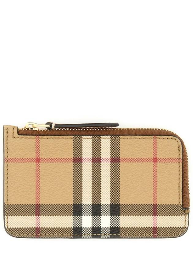 Check Card Wallet Archive Beige - BURBERRY - BALAAN 2