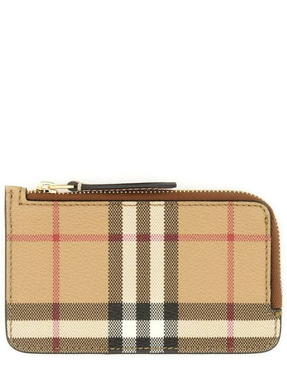 Check Card Wallet Archive Beige - BURBERRY - BALAAN 2