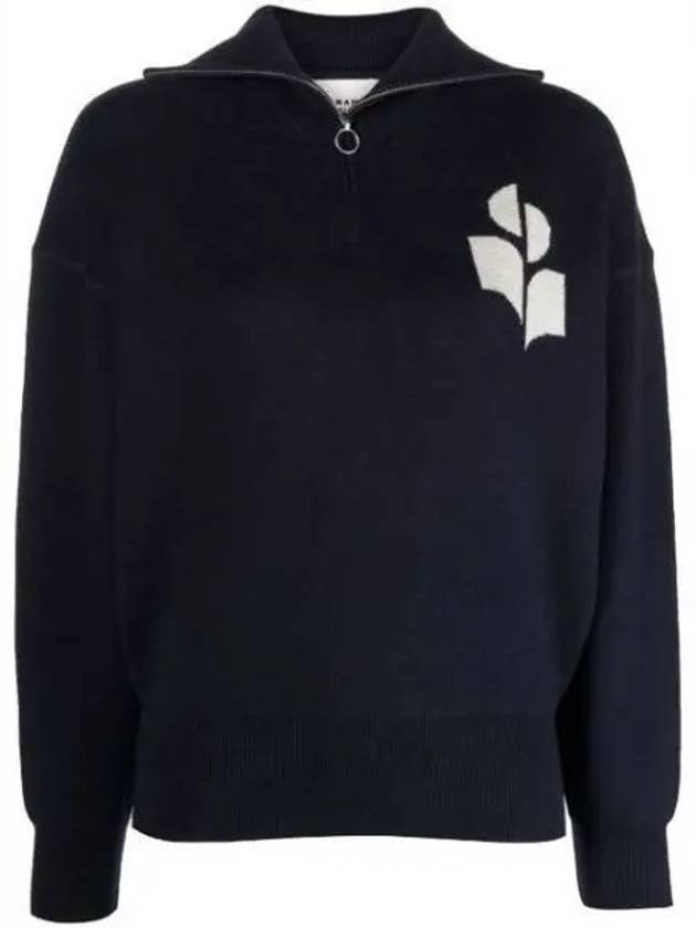 AZRA PU0008FA A1X04E 30MI logo half zip up knit 1232604 - ISABEL MARANT - BALAAN 1