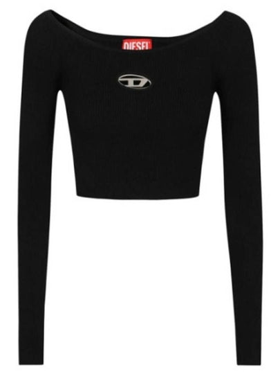 M-Vera-LS Long Sleeve T-Shirt Black - DIESEL - BALAAN 2