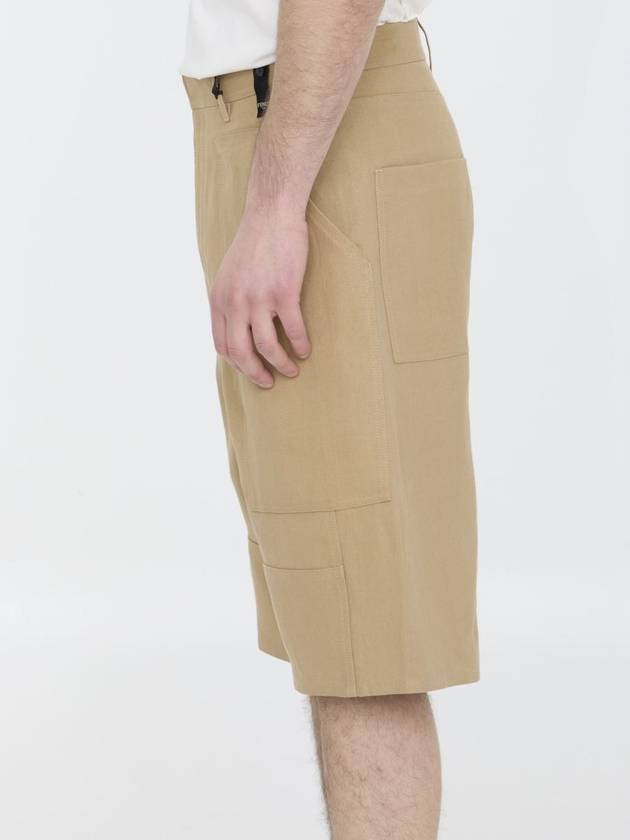 Bermuda Shorts Beige - FENDI - BALAAN 4