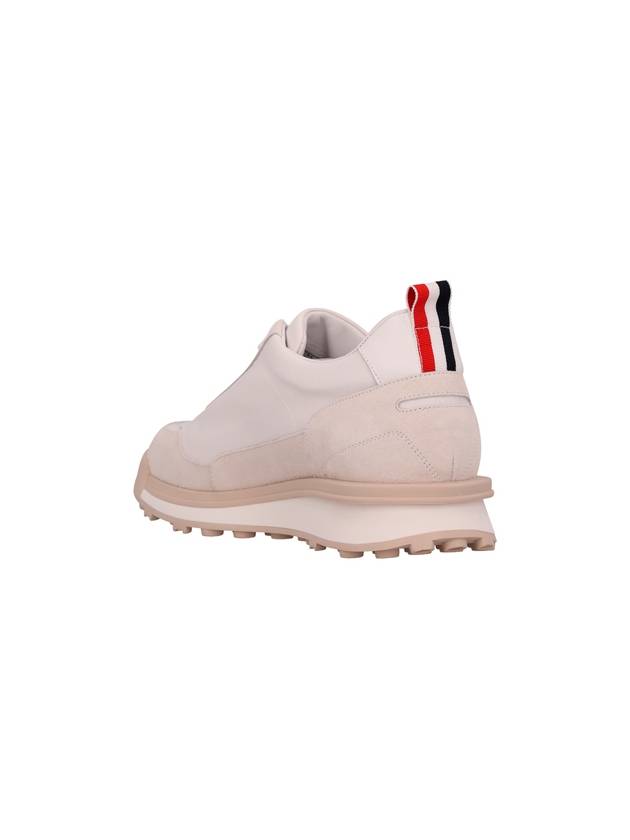 Alumni Eco Nylon Sneaker Tonal White Fun Mix - THOM BROWNE - BALAAN 4