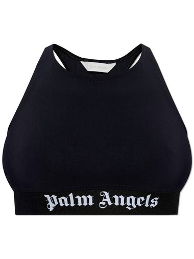 Palm Angels Sports Bra, Women's, Black - PALM ANGELS - BALAAN 1