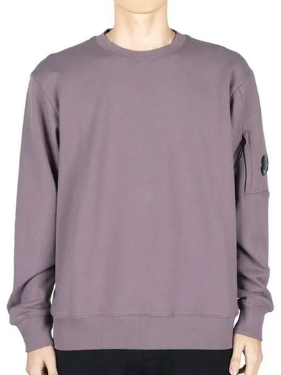 Diagonal Raised Fleece Lens Sweatshirt Purple - CP COMPANY - BALAAN 2