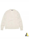 Keve Face Wool V-neck Cardigan Oatmeal Melange - ACNE STUDIOS - BALAAN 2