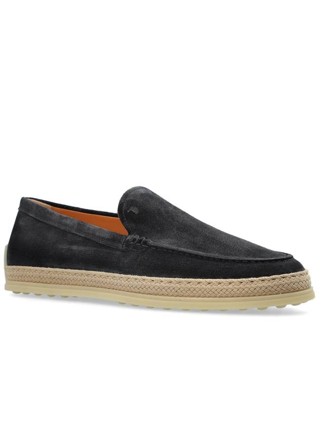 Tod’s Suede Shoes Type Loafers, Women's, Navy Blue - TOD'S - BALAAN 4