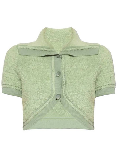 Le Campana Cropped Cardigan Light Green - JACQUEMUS - BALAAN 2