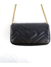 GG Marmont Matelasse Leather Super Mini Bag Black - GUCCI - BALAAN 4