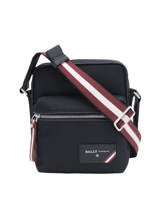 logo message patch cross bag black - BALLY - BALAAN 1