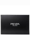 Men's Gabardine Fabric Low Top Sneakers White - PRADA - BALAAN 8