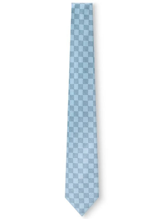 Damier Classic Tie Light Blue - LOUIS VUITTON - BALAAN 2