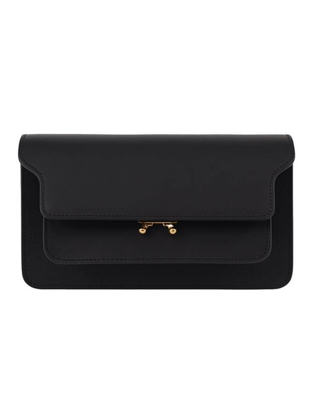 Trunk Bag E/W In Black Leather - MARNI - BALAAN 1