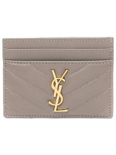 Matelasse card case wallet - SAINT LAURENT - BALAAN 1