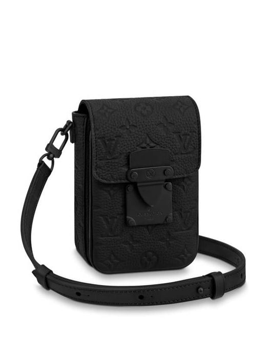 S-Lock Vertical Wearable Cross Bag Black - LOUIS VUITTON - BALAAN 1