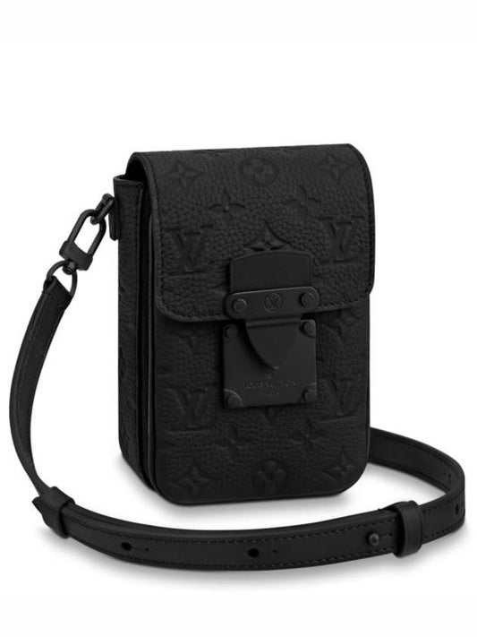 S-Lock Vertical Wearable Cross Bag Black - LOUIS VUITTON - BALAAN.