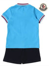 baby polo t shirt shorts top and bottom set 8M00028 8496F 72C - MONCLER - BALAAN 3