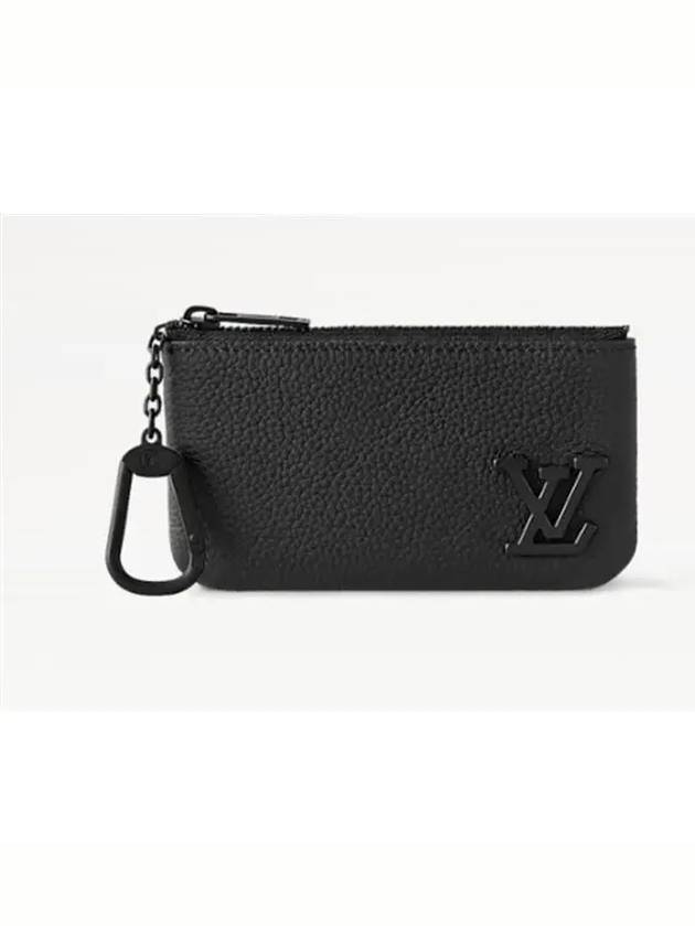 LV Aerogram Key Pouch Black - LOUIS VUITTON - BALAAN 2