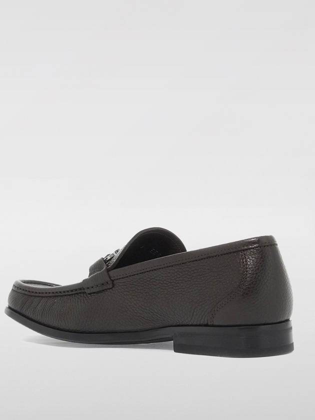 Gancini Suede Moccasin Loafers Dark Brown - SALVATORE FERRAGAMO - BALAAN 3