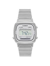 Women's Digital Quartz Metal Watch Silver - CASIO - BALAAN 1