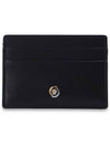 Medusa embellished card wallet black - VERSACE - BALAAN.