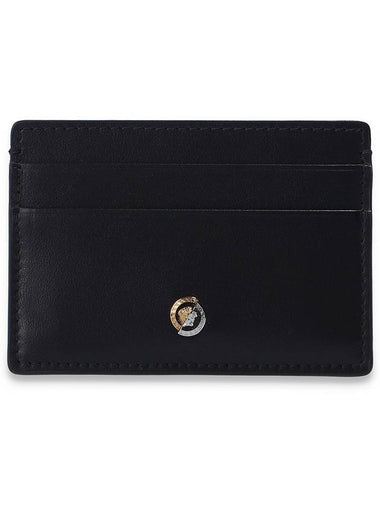 Medusa Embellished Card Wallet Black - VERSACE - BALAAN 1