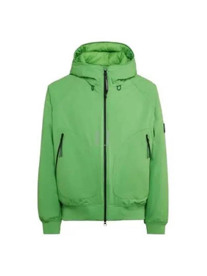 Pro-Tech Ribbed Hooded Jacket Green - CP COMPANY - BALAAN 2