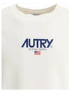 Iconic Logo Crew Neck Short Sleeve T-Shirt White - AUTRY - BALAAN 5