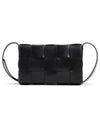 Urban Leather Crossbody Cassette Black Silver - BOTTEGA VENETA - BALAAN 2