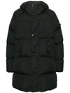 Men's Wappen Patch Crinkle Wraps Long Padding Black - STONE ISLAND - BALAAN 2