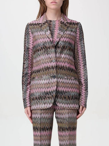 Blazer a monopetto Missoni a zig zag - MISSONI - BALAAN 1