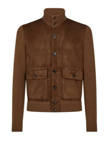 Suede Jacket Brown - TOM FORD - BALAAN 1