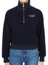 Embroider Logo Sweatshirt Navy - SPORTY & RICH - BALAAN 2