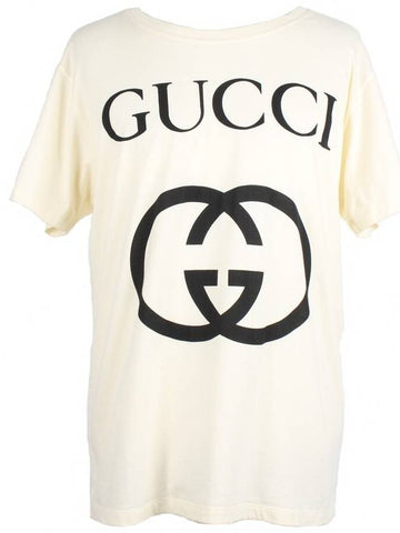 Interlocking GG logo short sleeve S - GUCCI - BALAAN 1