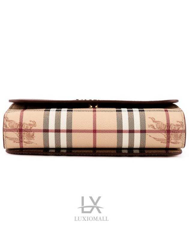 Loxley Check Cross Bag Bright Toffee - BURBERRY - BALAAN 7