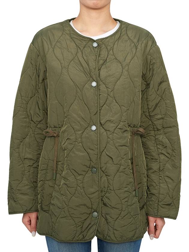 Olinda Hooded Jacket Khaki - MAX MARA - BALAAN 7