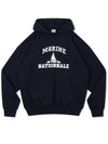 V Heavy Hood Sweat Marine Hoodie Navy - DE GRAND MATIN - BALAAN 3